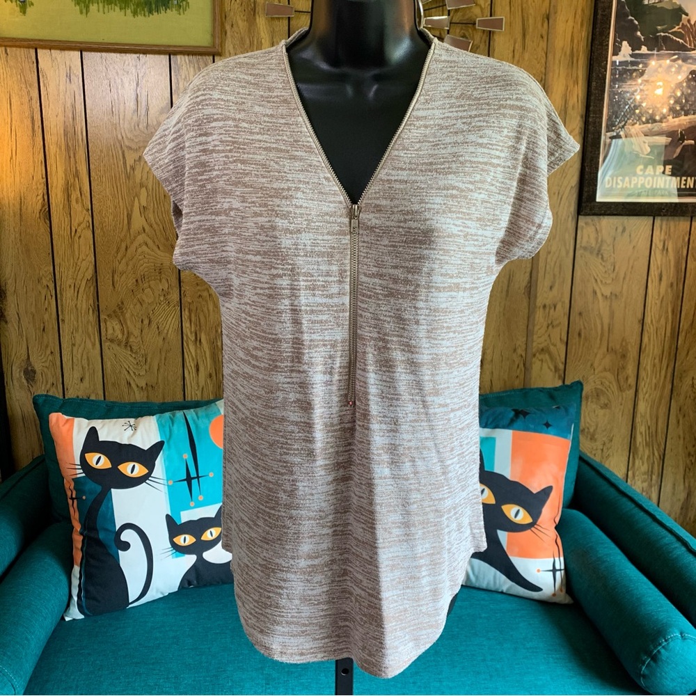 SMX Cotton Blend Zipper Top